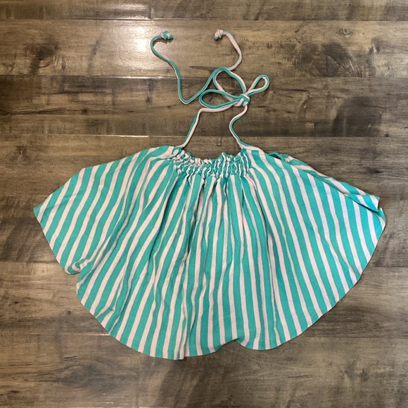 Free people We the Free terry cloth halter top coastal town striped NWT - Picture 3 of 7